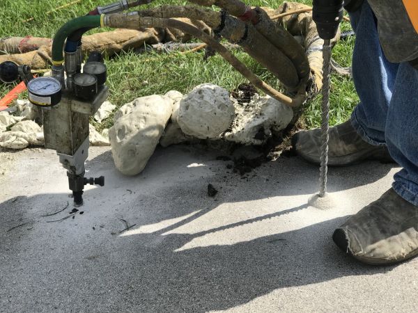 Patio Mudjacking in Lady Lake